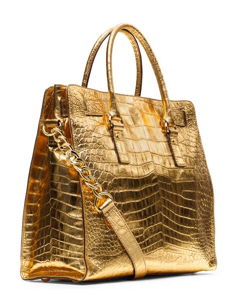 gold aliigator michael kors purse|Michael Kors handbags.